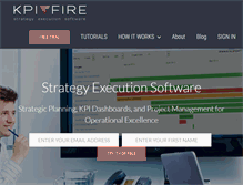 Tablet Screenshot of kpifire.com